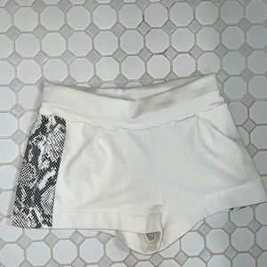Adidas by Stella McCartney snakeskin print shorts